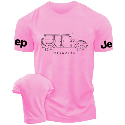 Jp Wrangler 4 Dr Line Outline T-Shirt