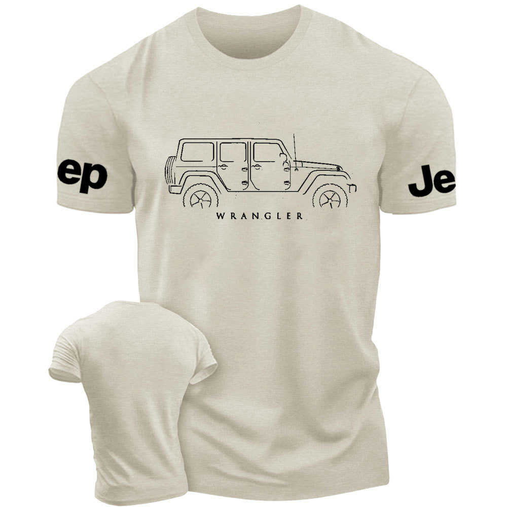 Jp Wrangler 4 Dr Line Outline T-Shirt