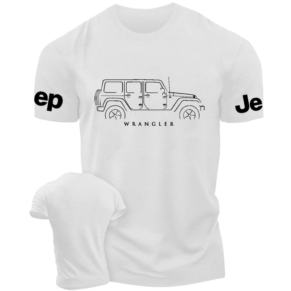 Jp Wrangler 4 Dr Line Outline T-Shirt