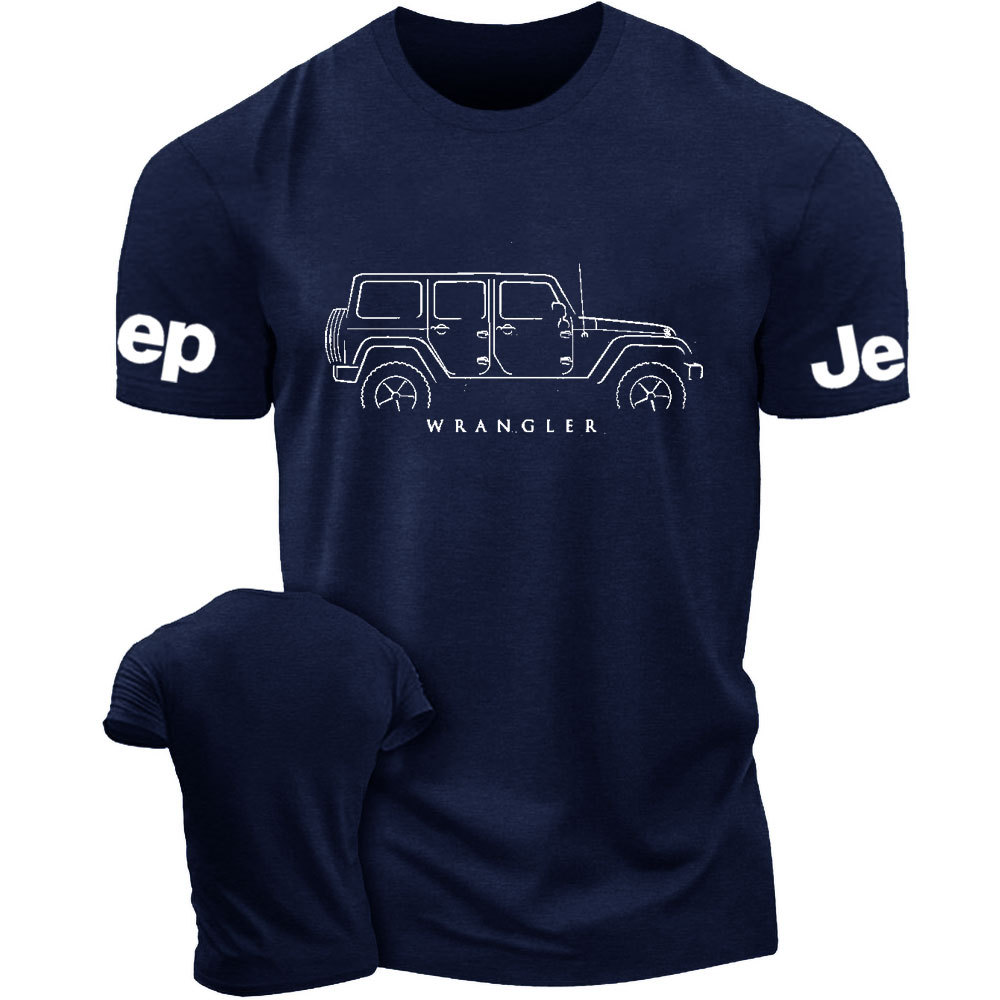 Jp Wrangler 4 Dr Line Outline T-Shirt