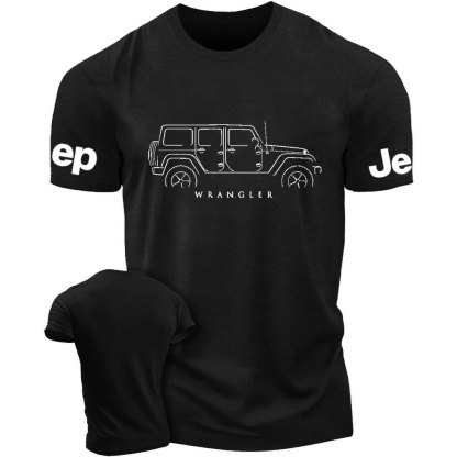 Jp Wrangler 4 Dr Line Outline T-Shirt
