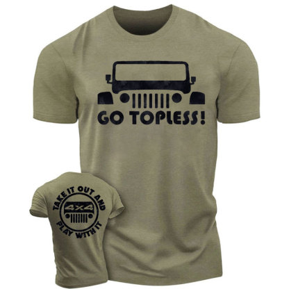 Go Topless, Take it Out and Play with it 4X4 Jp  - Men T-Shirt