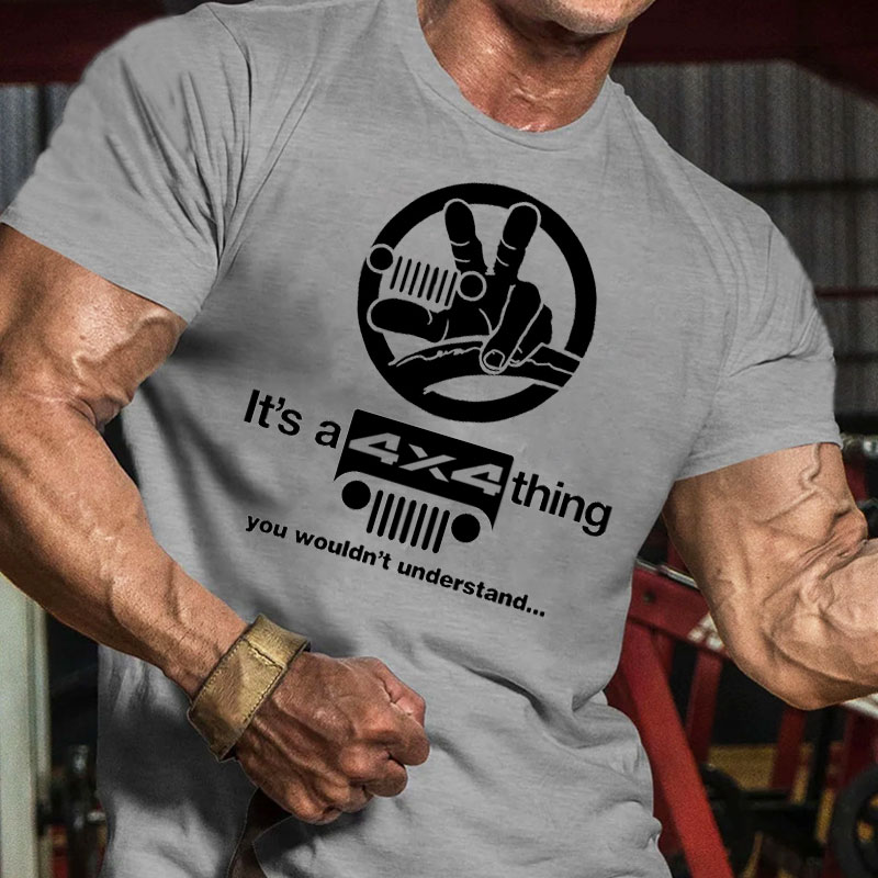 Jp Wave, It's A Jeep Thing You Wouldn't Understand Funny Offroading 4x4 Men's T-Shirt