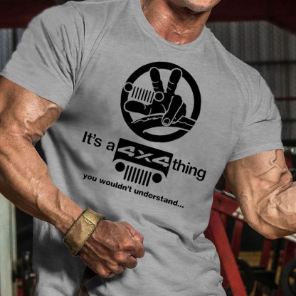 Jp Wave, It's A Jeep Thing You Wouldn't Understand Funny Offroading 4x4 Men's T-Shirt