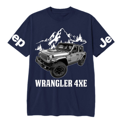 Wrangler 4xe Jp Car Name T-Shirt