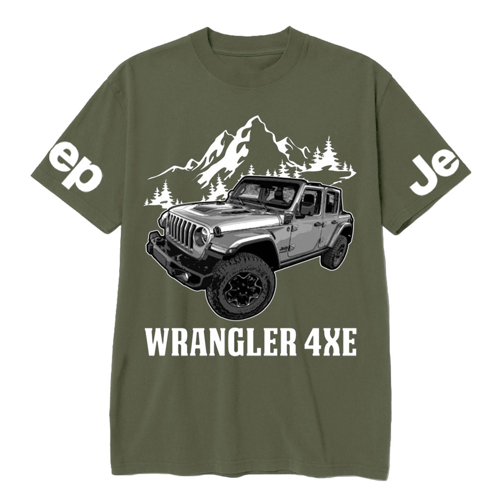 Wrangler 4xe Jp Car Name T-Shirt