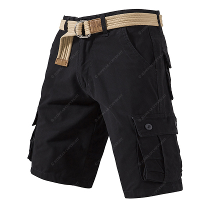 Summer Casual Workwear Plus Size Jp Shorts