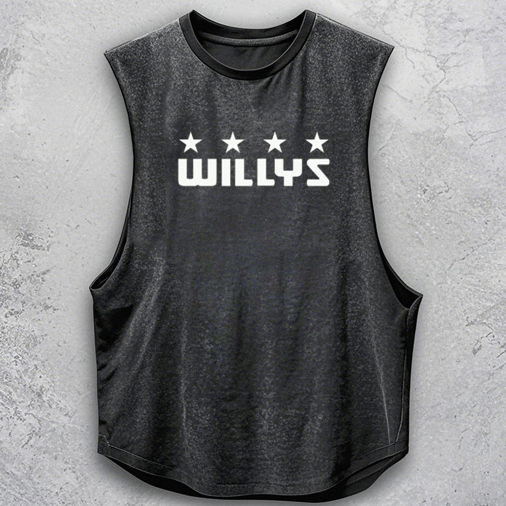 Willys Jp 4 Star Logo Men Tank