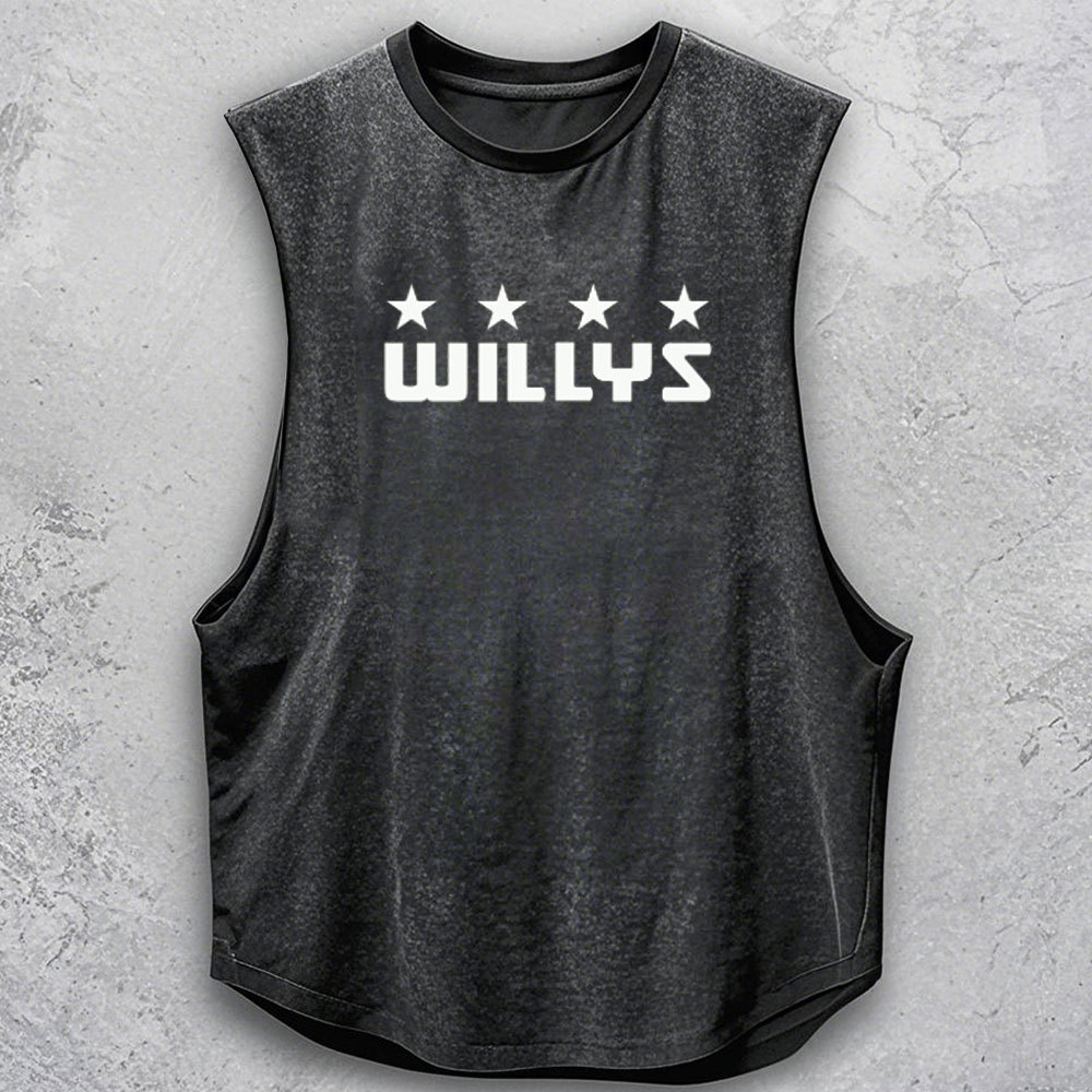 Willys Jp 4 Star Logo Men Tank