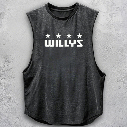 Willys Jp 4 Star Logo Men Tank