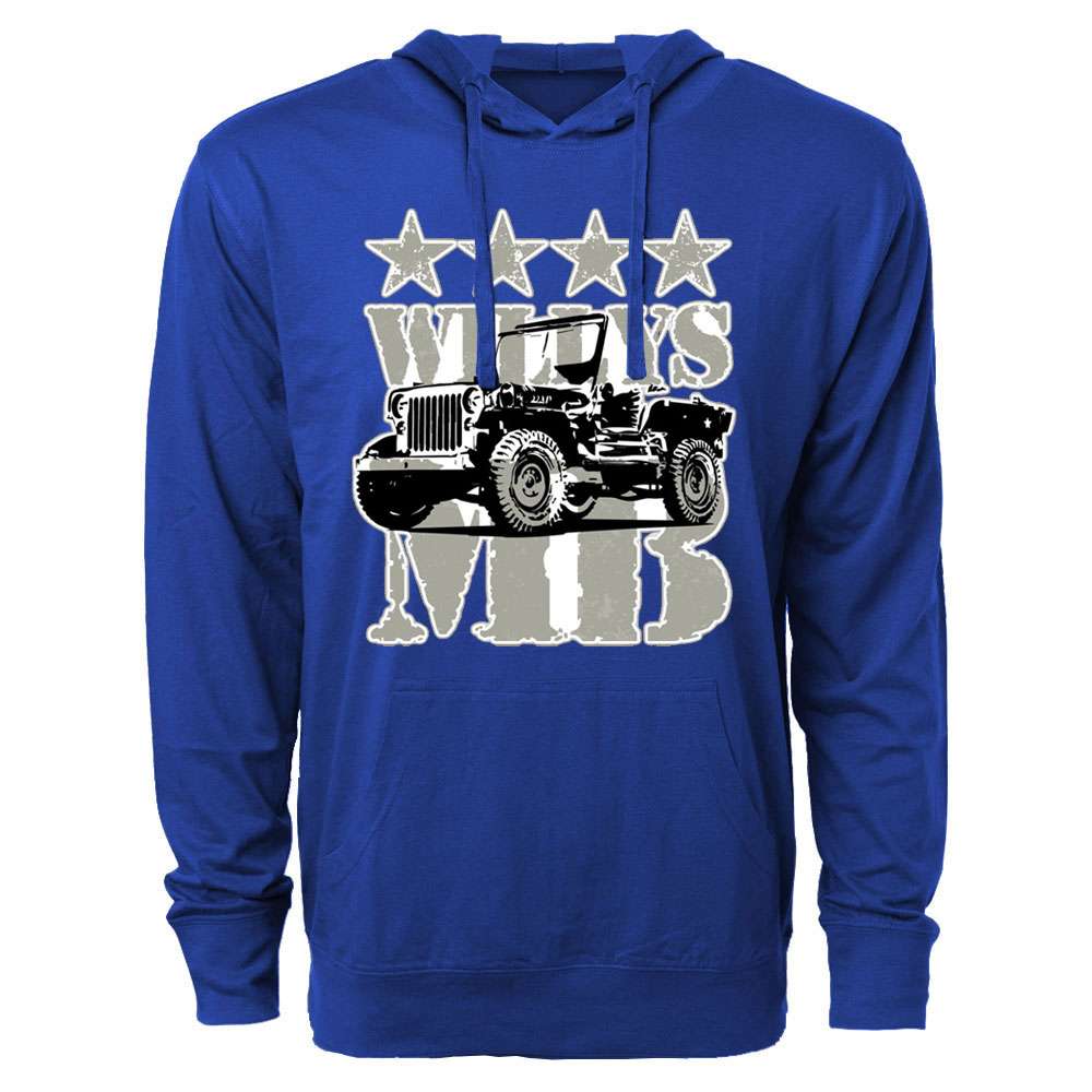 Military Vehicle Willys Mb Jp Lover Oversized Lightweight Hoodie