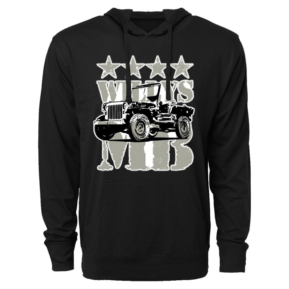 Military Vehicle Willys Mb Jp Lover Oversized Lightweight Hoodie