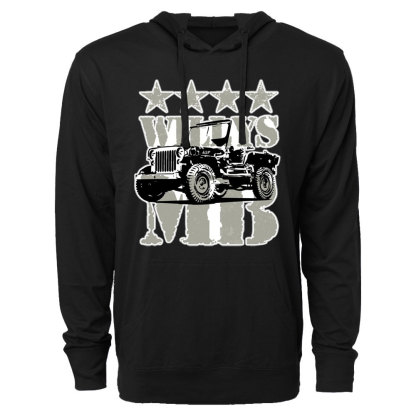 Military Vehicle Willys Mb Jp Lover Oversized Lightweight Hoodie