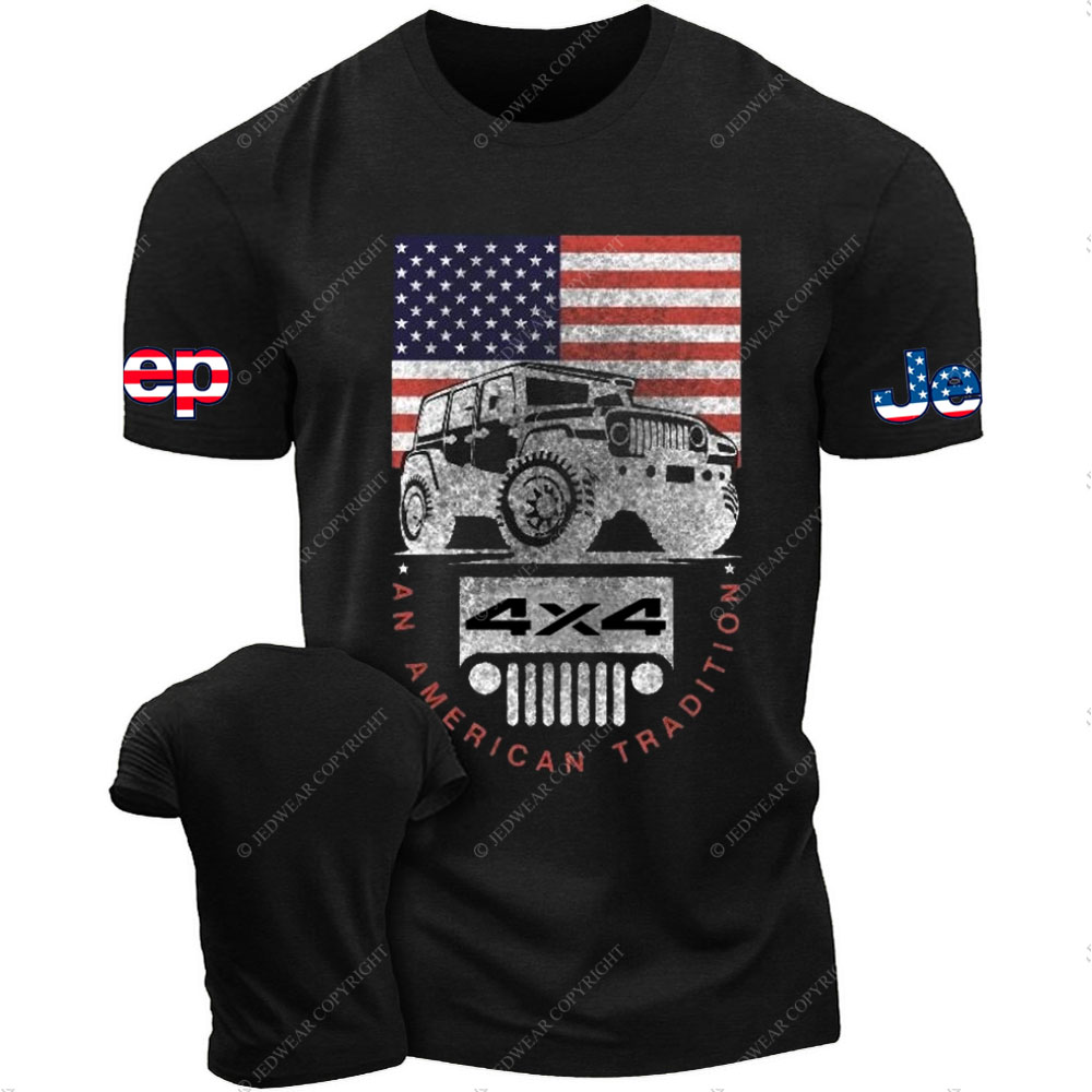 Jp Grille USA Flag An American Tradition T-Shirt