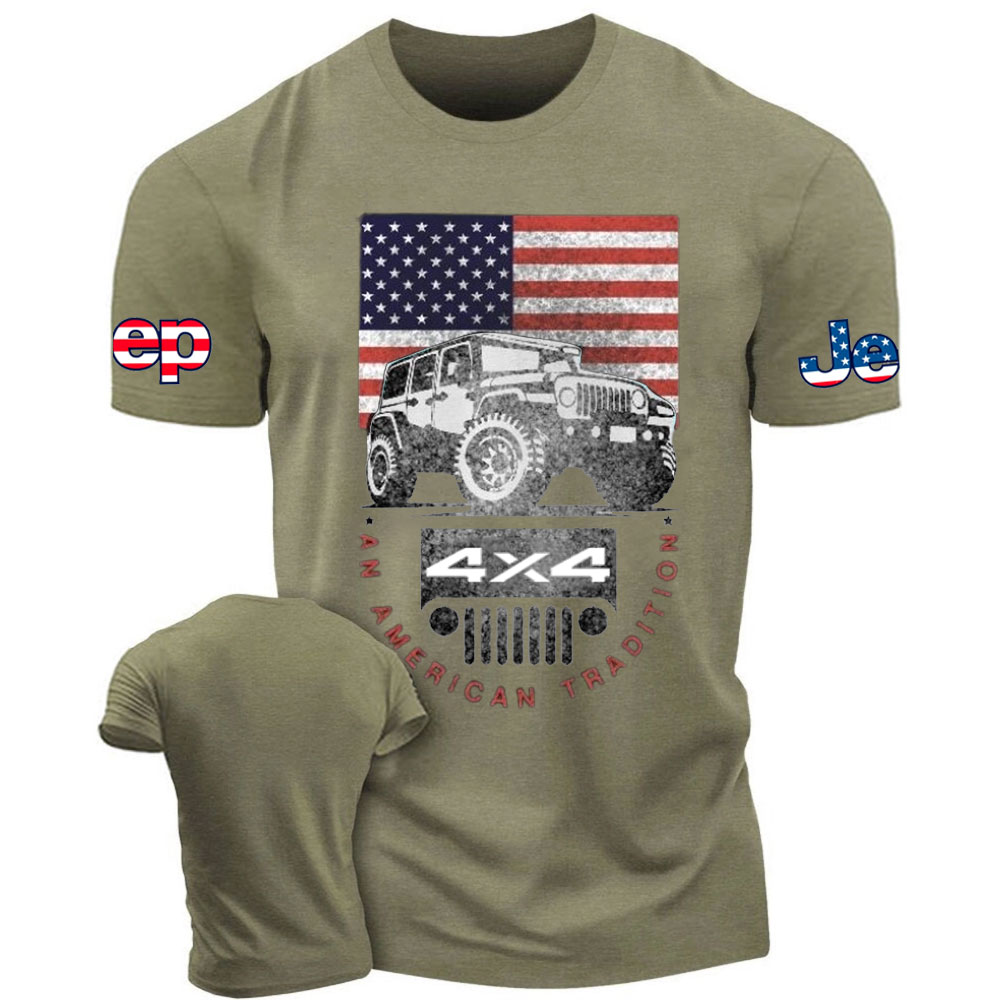 Jp Grille USA Flag An American Tradition T-Shirt