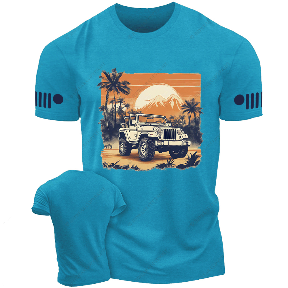 Wrangler 4x4 Off-Road Classic Palm Trees Jp T-Shirt