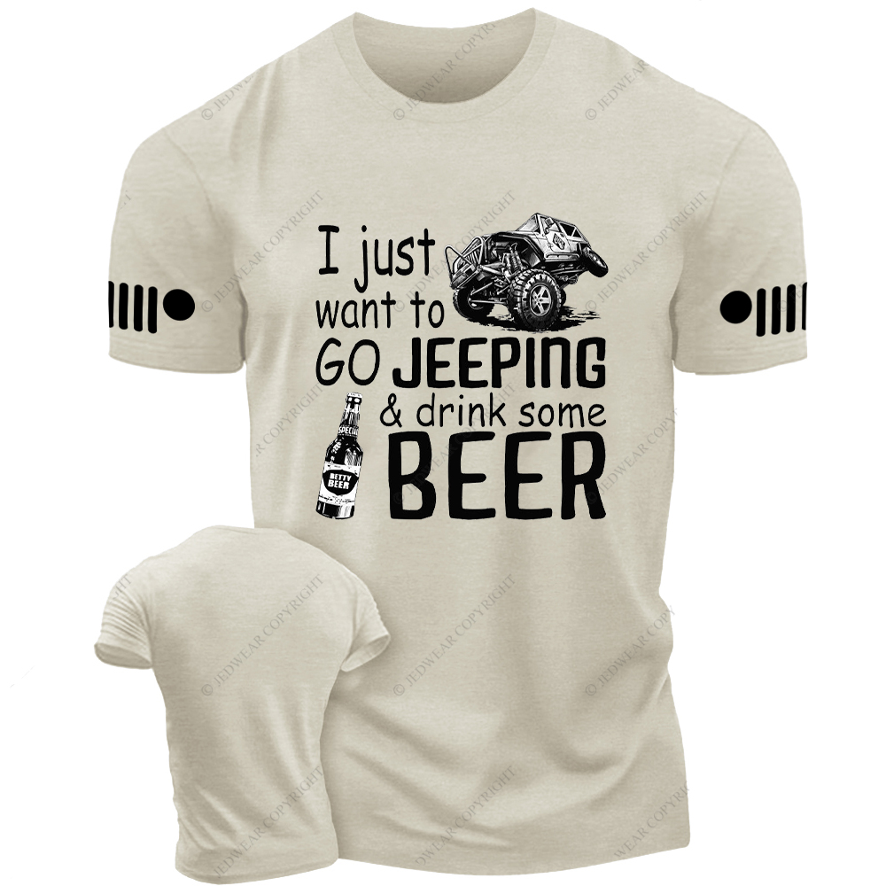 I Just Want To Go Drink Some Beer Jp T-Shirt