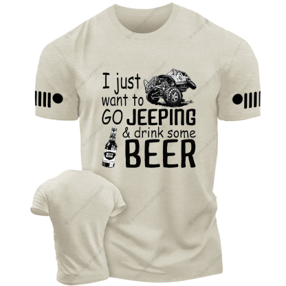 I Just Want To Go Drink Some Beer Jp T-Shirt