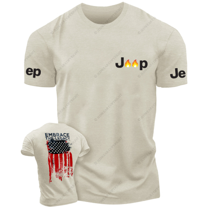 American Flag Embrace The Legacy JP T-Shirt