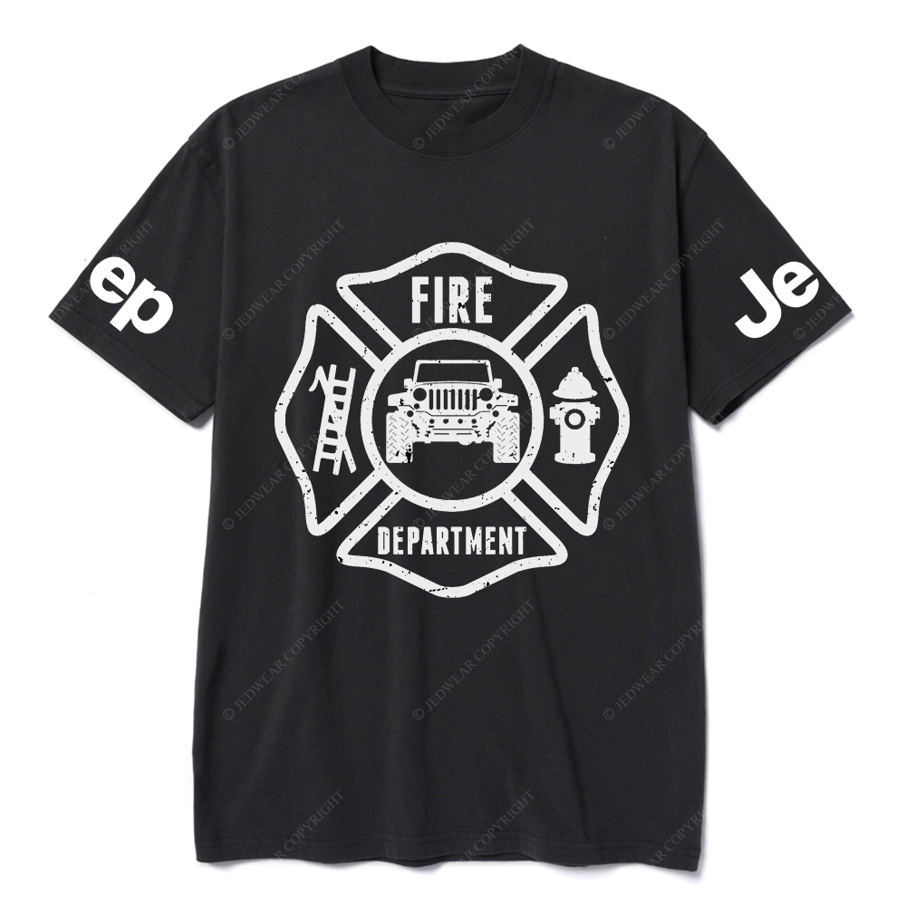 Fire Department  Fire Ladder Fire Hydrant  Jp T-Shirt