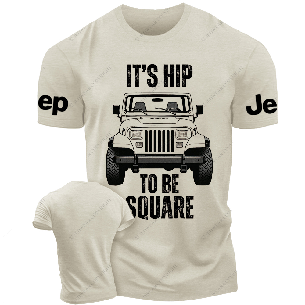 Wrangler YJ It's Hip To Be Square Jp T-Shirt
