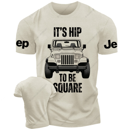 Wrangler YJ It's Hip To Be Square Jp T-Shirt