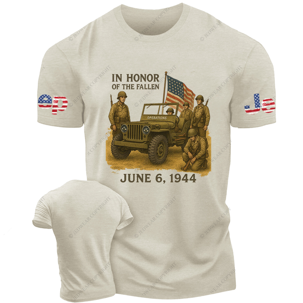 In Honor Of The Fallen June 6 1944 Jp T-Shirt