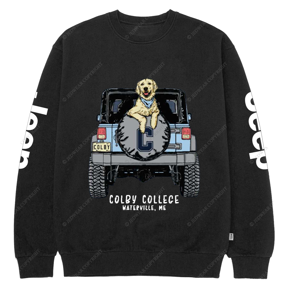 Colby College Waterville Me Jp Crew Neck Sweatshirt