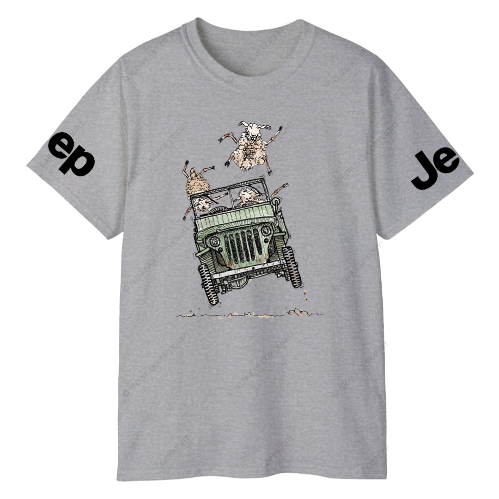 Green CJ With Sheep Jp T-Shirt