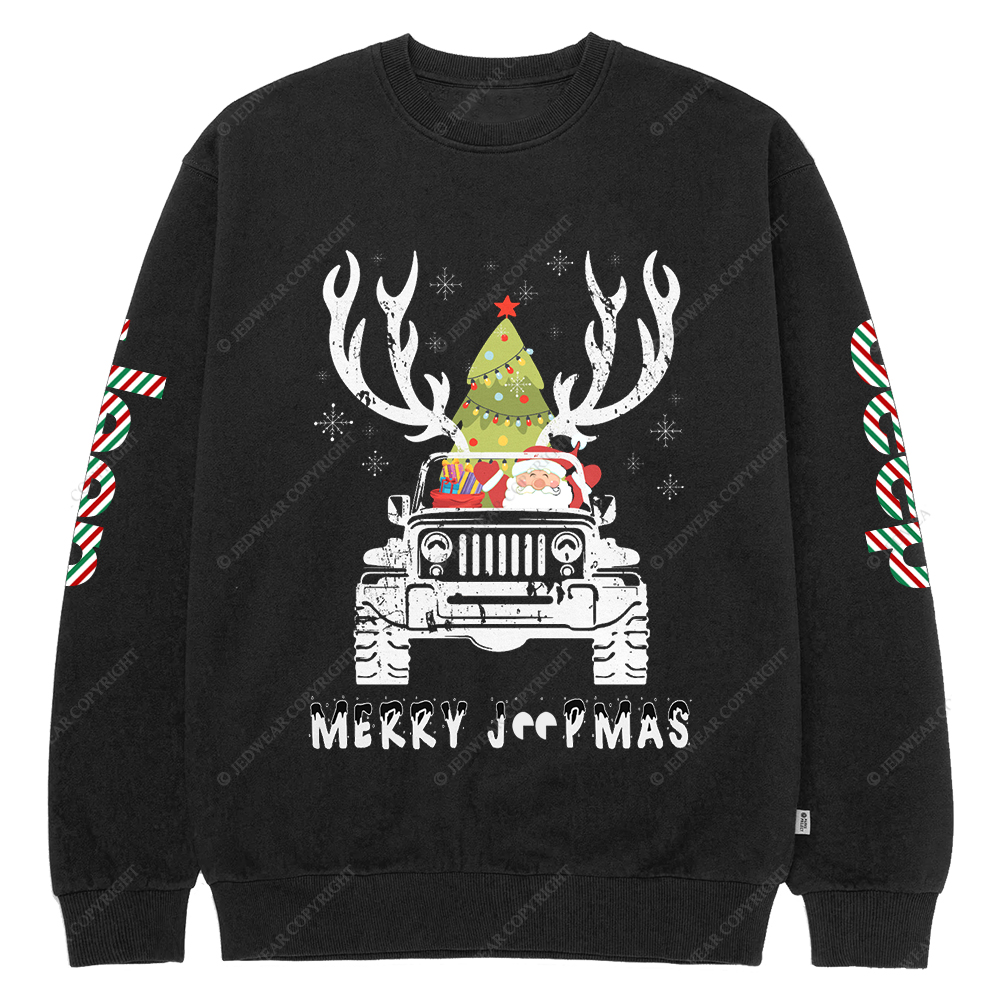Merry Christmas Santa Claus Jp Crew Neck Sweatshirt