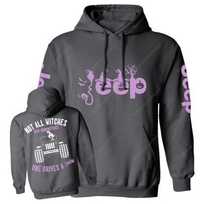 Halloween Not All Witches Ride Broomsticks One Drive A Car Jp Casual Hoodie