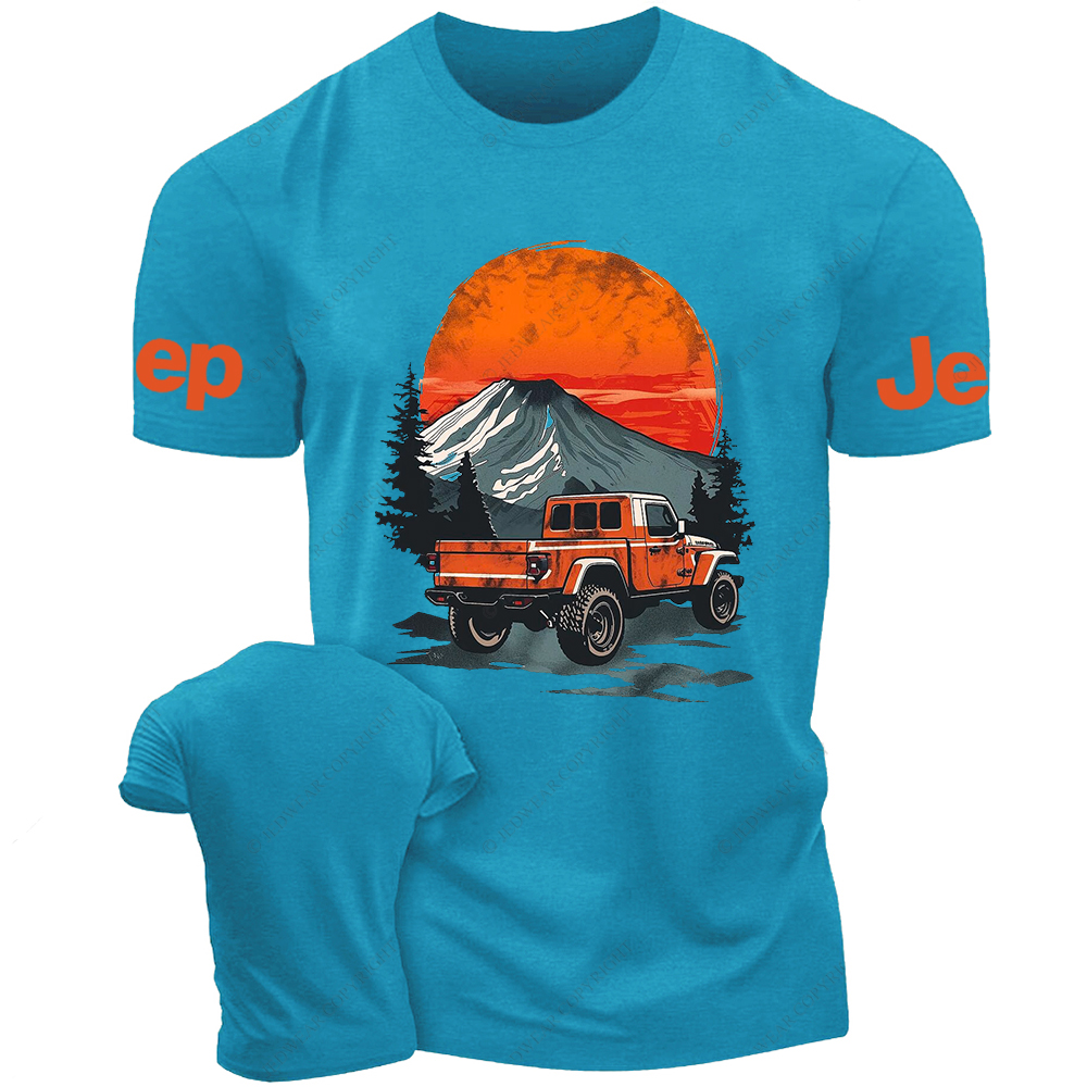 Gladiator Sunset Mountain Silhouette Jp T-Shirt