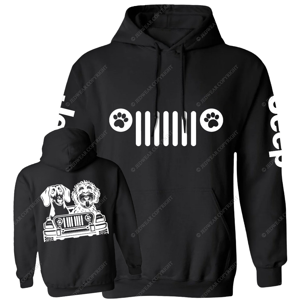 Pets Sitting In The Car Jp Casual Hoodie