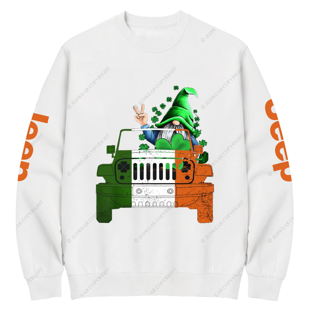 Four-Leaf Clover Plant Jp Crew Neck Sweatshirt