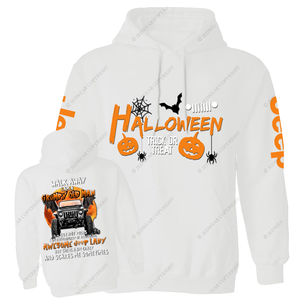 Walk Away Grumpy Old Man But Not Yours Halloween Jp Casual Hoodie