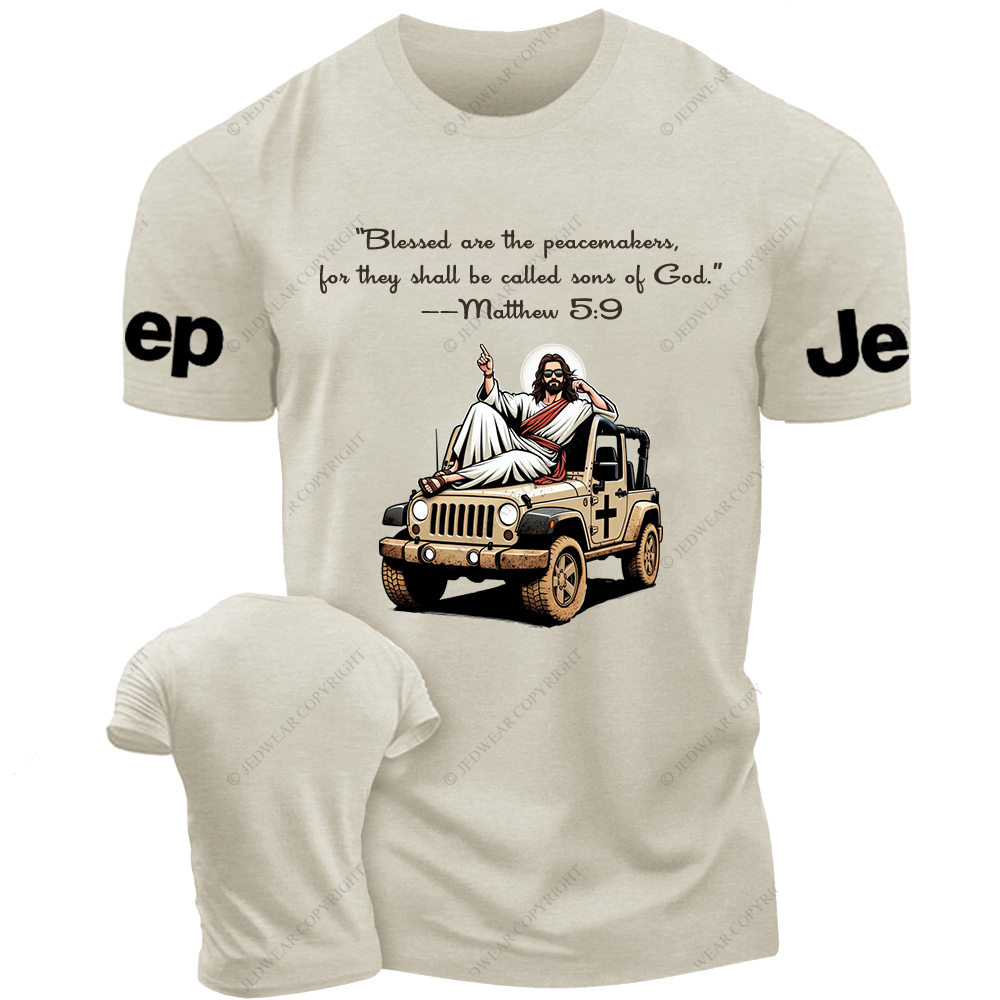 Blessed Are The Peacemakers Religion Jesus Jp T-Shirt