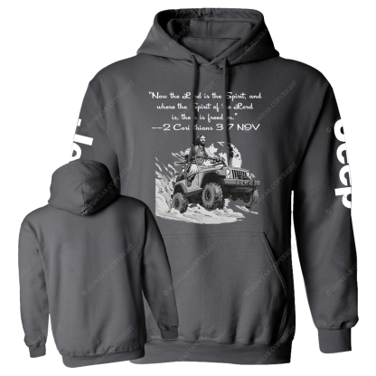 Religion Cross Jesus Bible Wheelmarks Psalm Jp Casual Hoodie