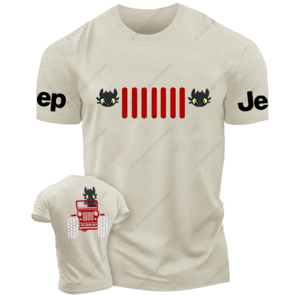 Halloween A Little Bat Is Driving A Car Jp T-Shirt