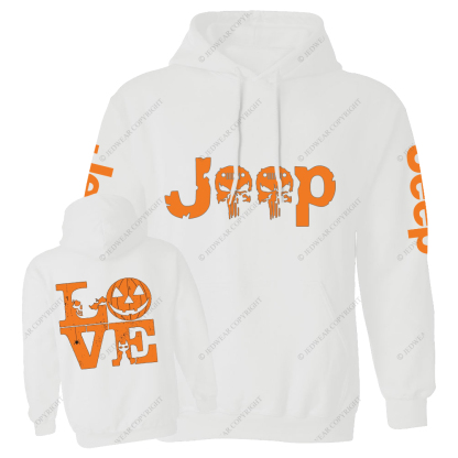 Pumpkin Halloween Skull Love Jp Casual Hoodie