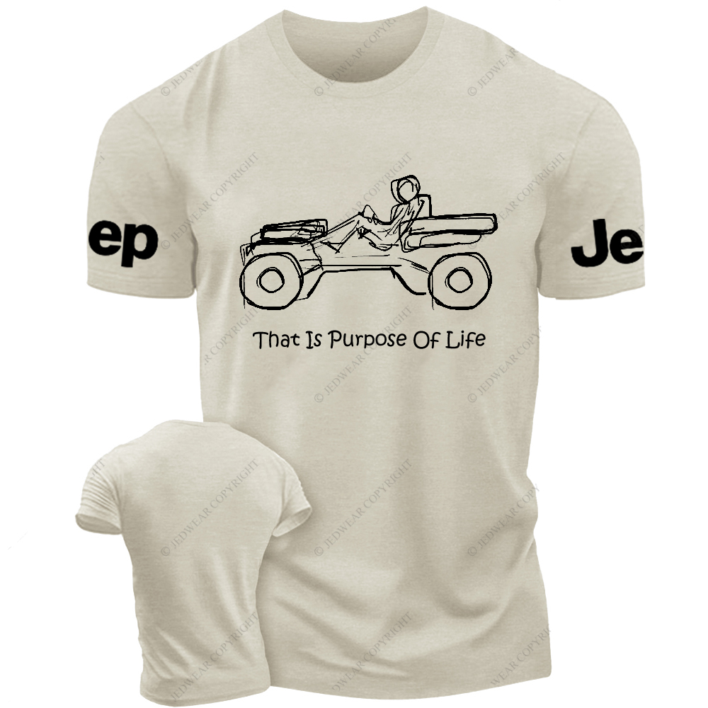 That Is Purpose Of Life Colorful Hand-Painted Jp T-Shirt