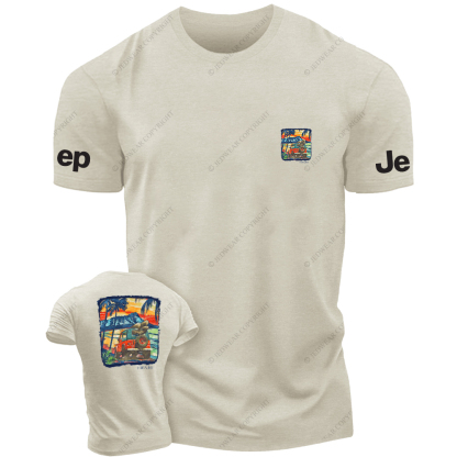 Hawaii Coconut Trees On Tthe Seaside Island JP T-Shirt