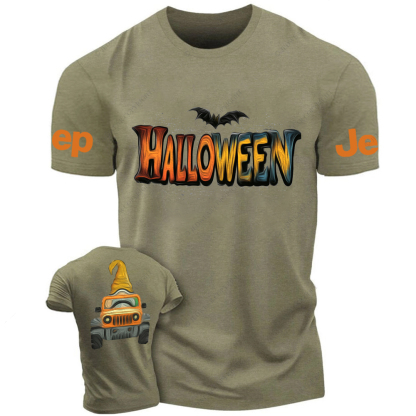 Halloween Gnome Oil Painting Design Jp T-Shirt