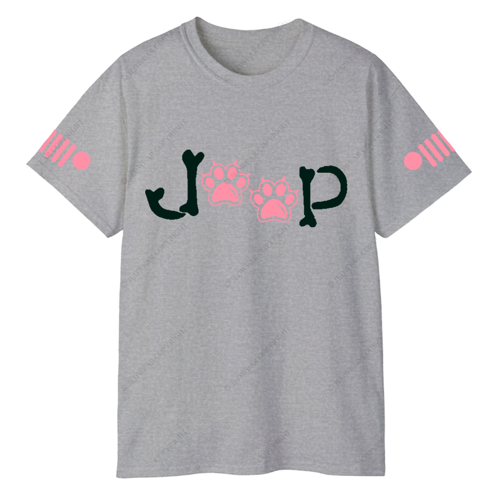 Pink Cat Paw Jp T-Shirt