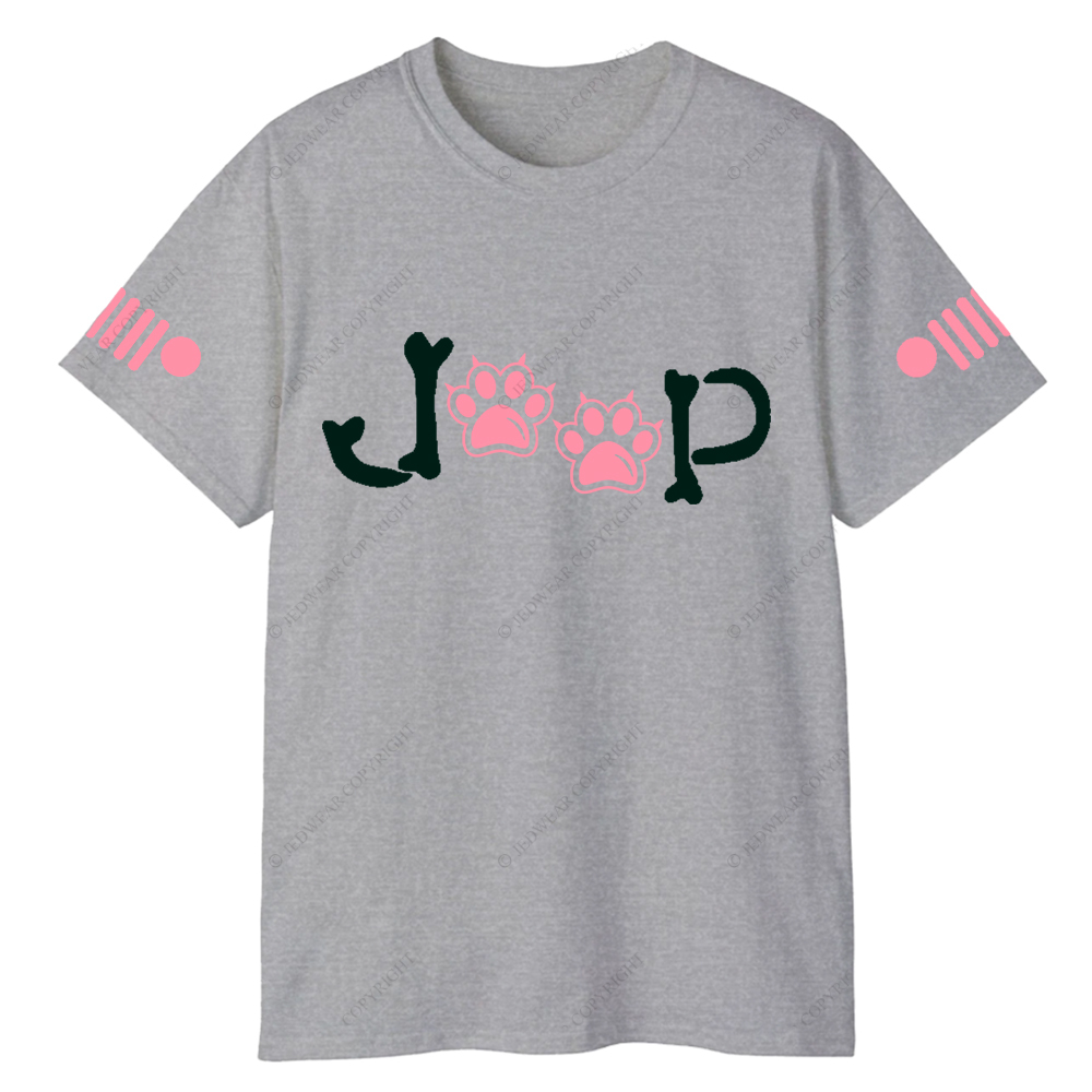 Pink Cat Paw Jp T-Shirt