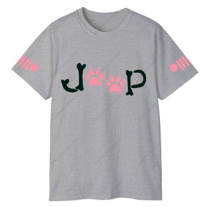 Pink Cat Paw Jp T-Shirt