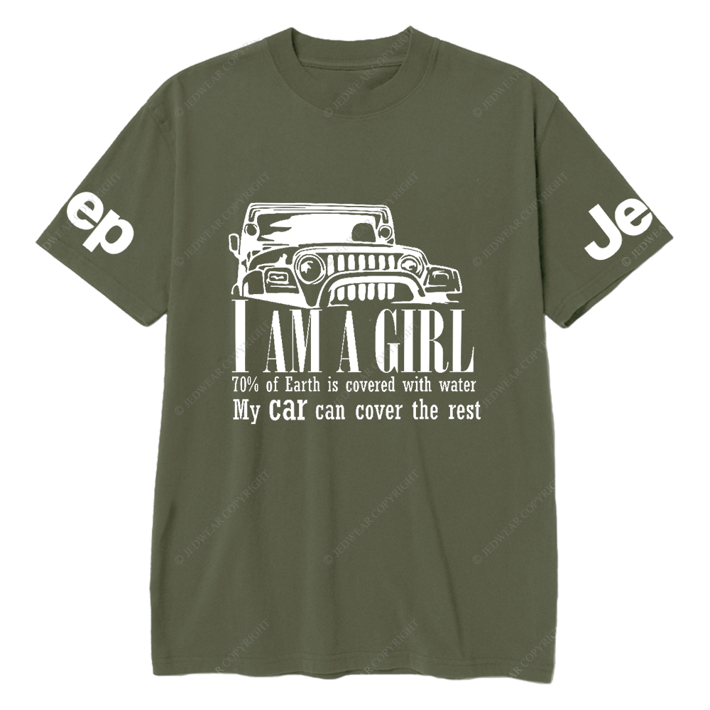 I Am A Girl I Loves My Car Jp T-Shirt