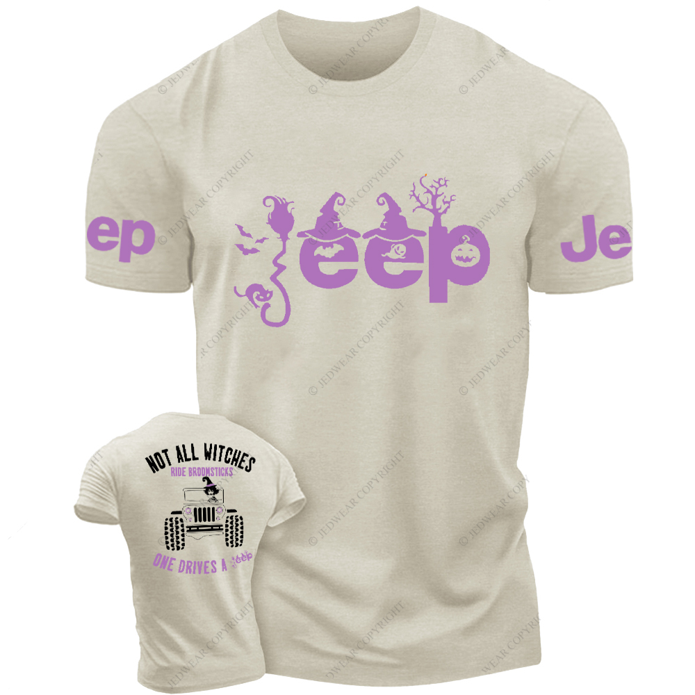 Halloween Not All Witches Ride Broomsticks One Drive A Car Jp T-Shirt