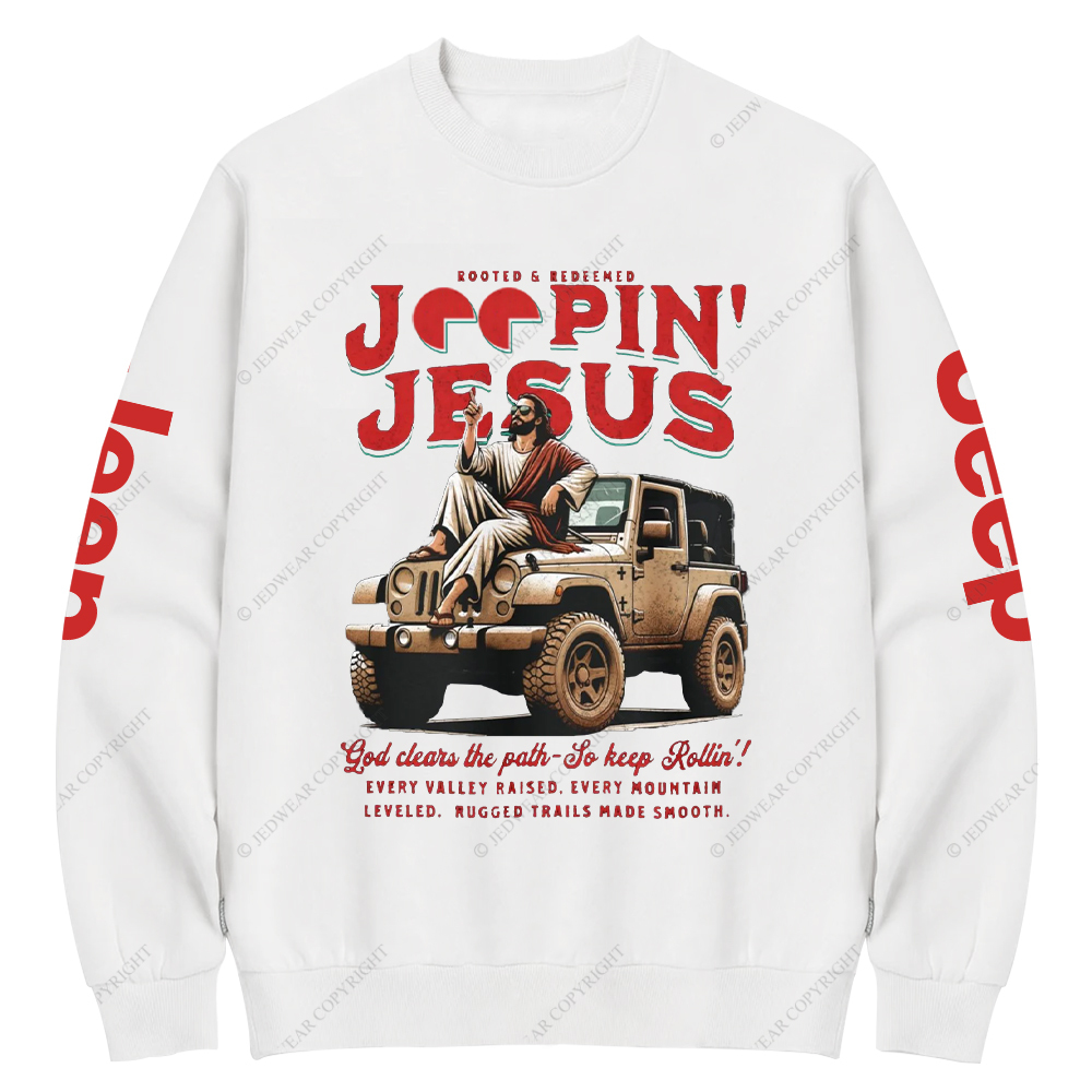 Religion With Jesus Inspirational Faith Christian Jp Crew Neck Sweatshirt