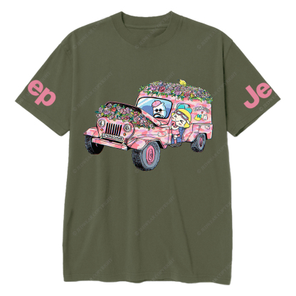 Lemon Sugar Cartoon Flower Funny Jp T-Shirt