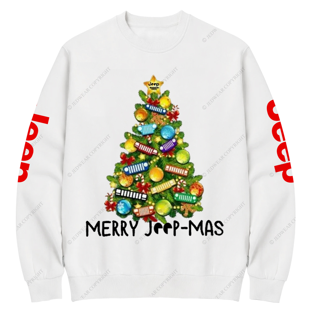 Merry Christmas Tree Christmas Gifts For Lover Jp Crew Neck Sweatshirt